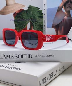 Dior 2024 new square sunglasses for women with a high-end feel, internet celebrity style letu842rheu
