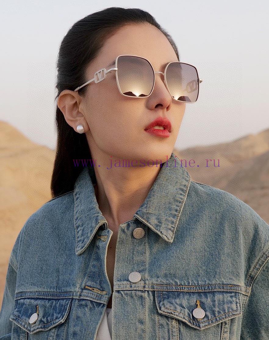 Polarized series LV large frame sunglasses with classic box design, not picky about face shacutdhdfd - Image 3