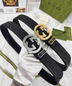 Belt Gucci Gucci️The waistband is made of 100% cowhide, ensuring genuine leather. The 24k ca jgrbtlci