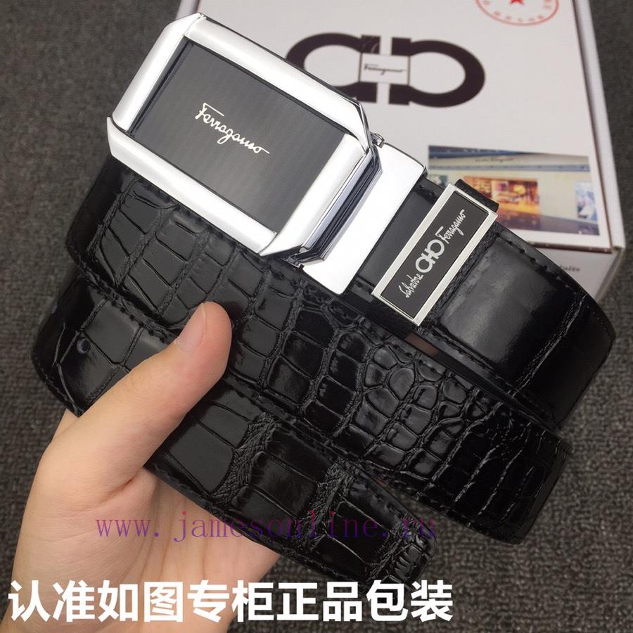 Ferragamo crocodile patternGrade: Italian imported 100% top layer cowhide, Ferragamo, world- imc6ld5j - Image 3