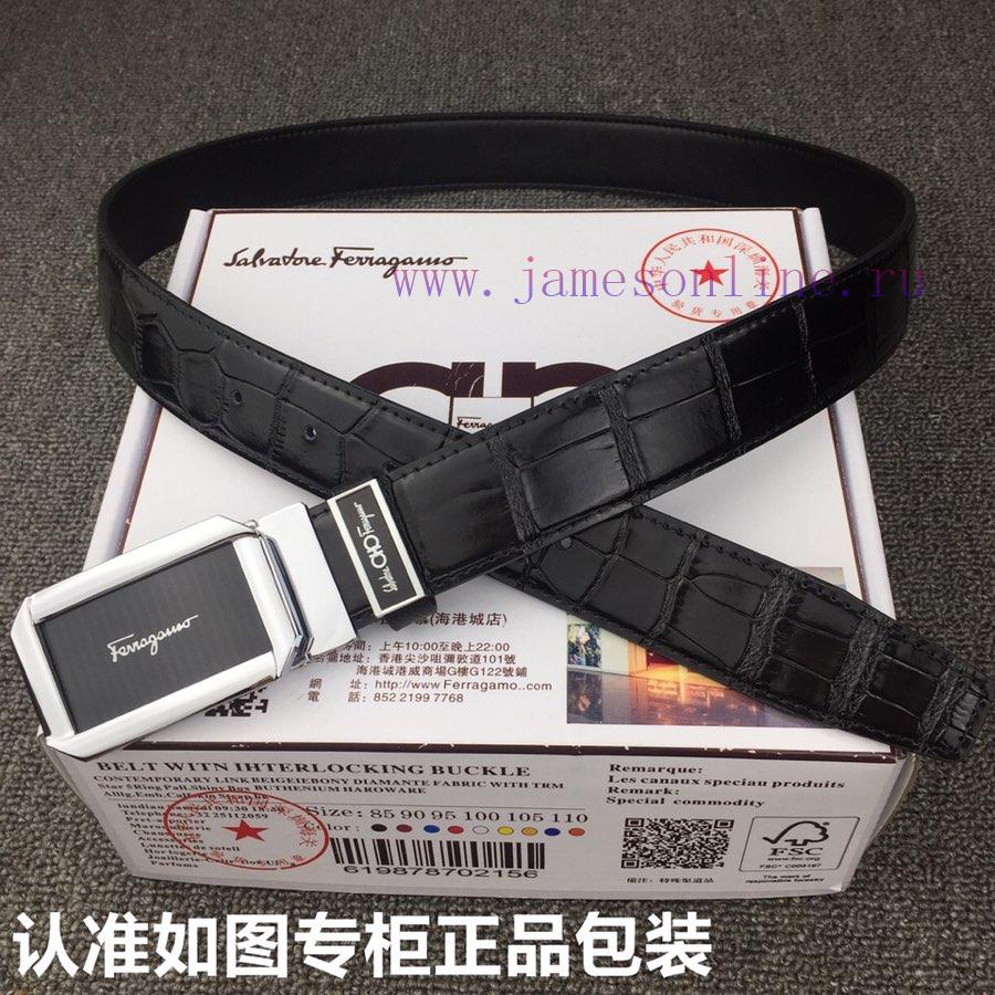 Ferragamo crocodile patternGrade: Italian imported 100% top layer cowhide, Ferragamo, world- imc6ld5j - Image 7