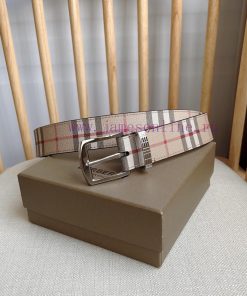 Burberry launches new matching palladium plated buckle design with engraved Burberry plaid w rsofi6vw