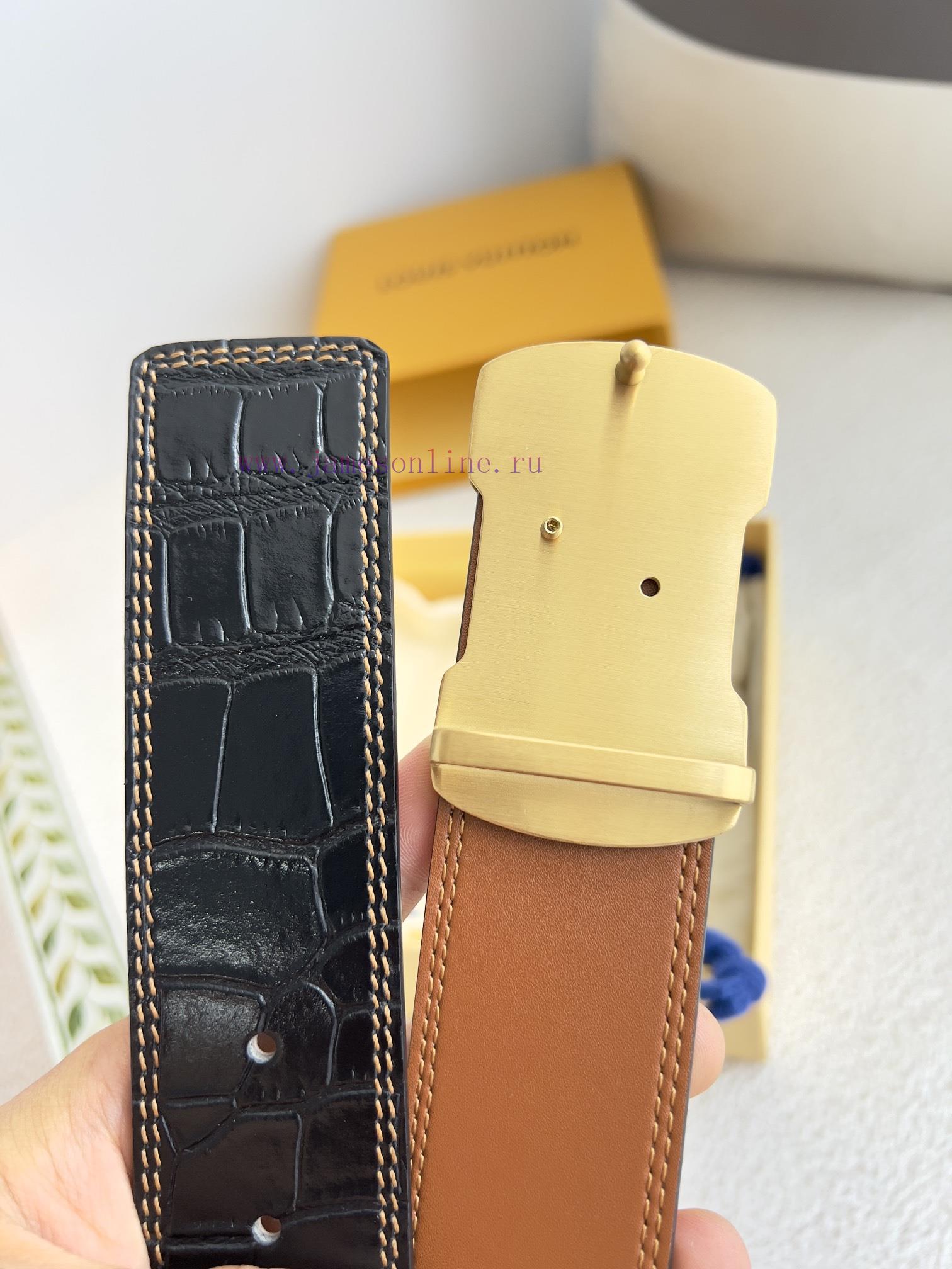 LV... Louis Vuitton Belt and BeltsBuckle, classic pure steel material face letter buckle, to pssnm9lf - Image 6