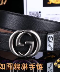 Belt Gucci GucciBelt recognition, complimentary punchThe material is 100% top layer cowhide, 6els5d8t