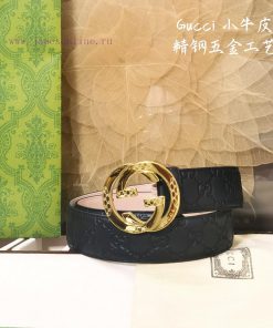 Gucci belt classic G-shaped metal buckle, exquisite and subtle, quite durable prt5xm73
