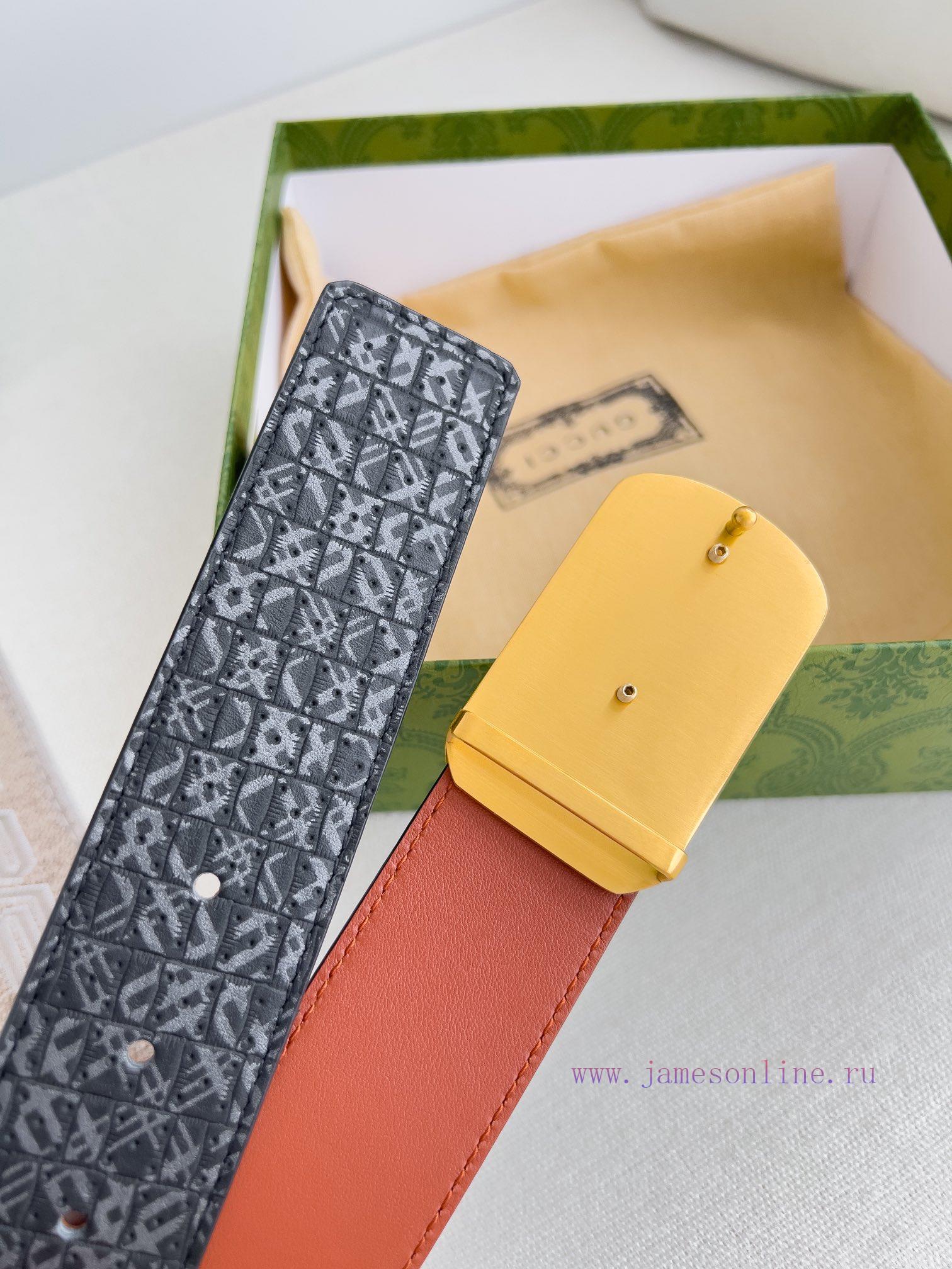 Gucci Gucci Belt ️ BeltHanging buckle, pure steel material buckle head, top layer cowhide, p 0wkn6kmb - Image 6