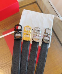 Ferragamo. FerragamoNew full width 3.5cm high-end customized men's belt double-sided importe sho9qox1