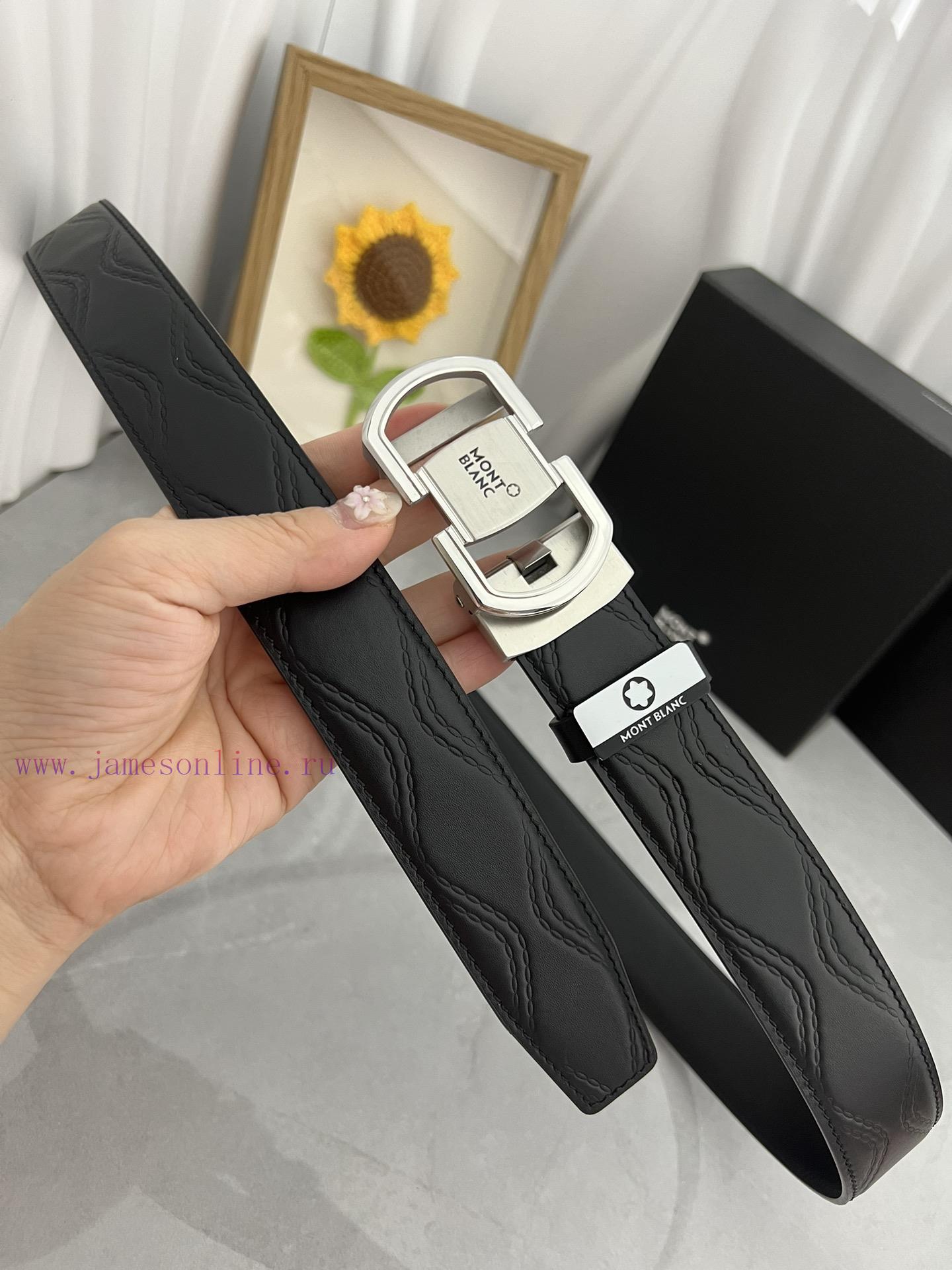Montblanc Automatic BeltMaterial: Leather Belt with 100% Head Layer. The leather belt is gua wmhbnud5 - Image 3