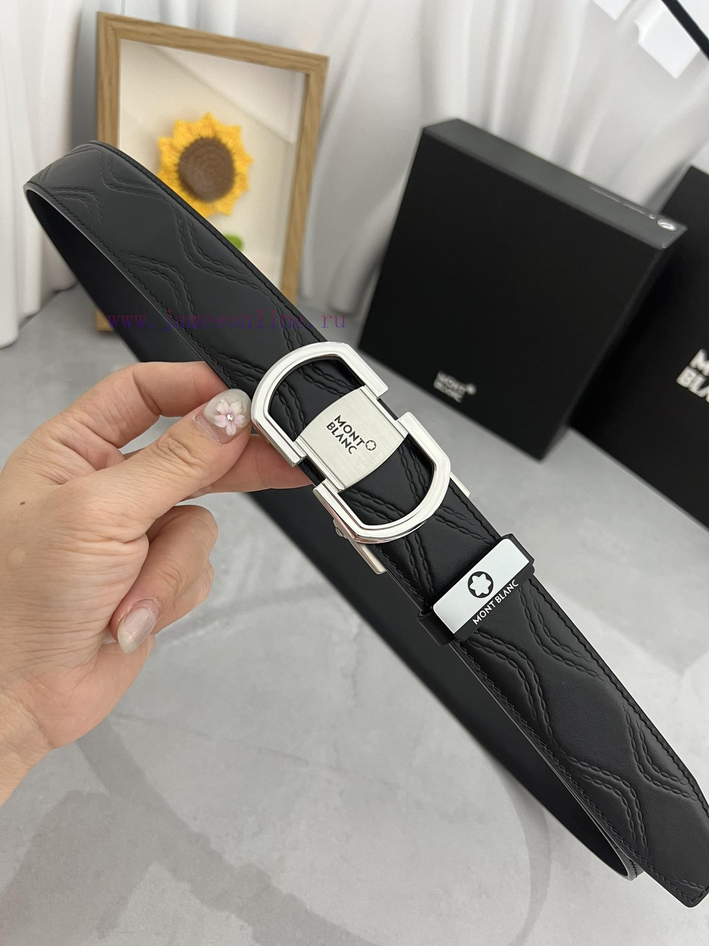 Montblanc Automatic BeltMaterial: Leather Belt with 100% Head Layer. The leather belt is gua wmhbnud5 - Image 4