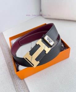 Hermes Hermes waist beltHanging buckle, classic pure steel material buckle head, double-side eojiuydv