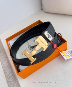 Hermes Her.. Mes ️ Automatic belt buckle waist beltAutomatic buckle, made of pure steel mate 2dpbmnqm