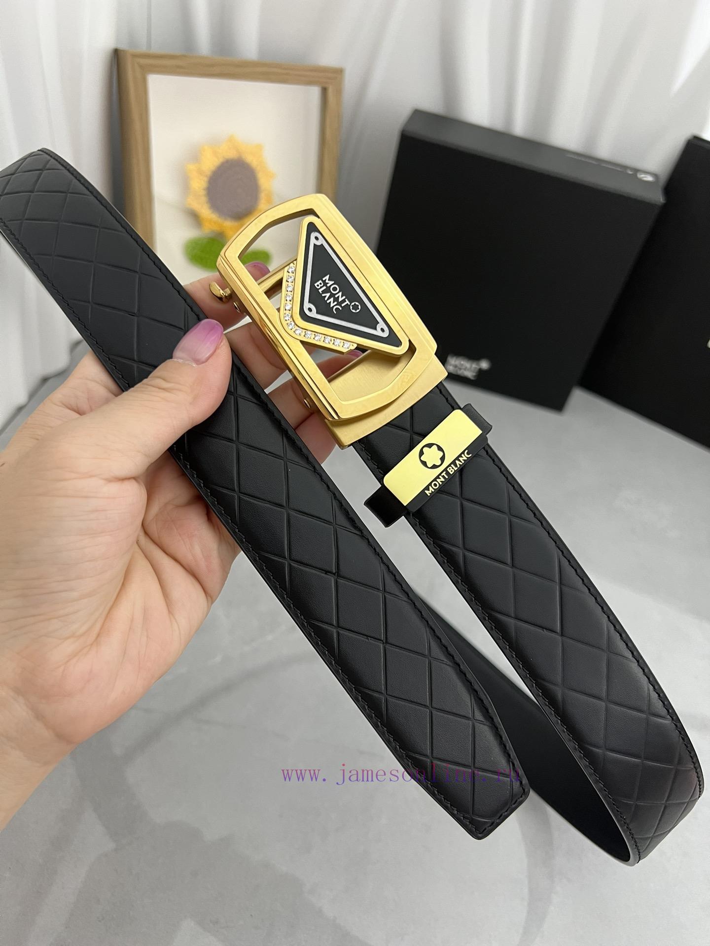 Montblanc Automatic BeltMaterial: Leather Belt with 100% Head Layer. The leather belt is gua jxqeuq95 - Image 3