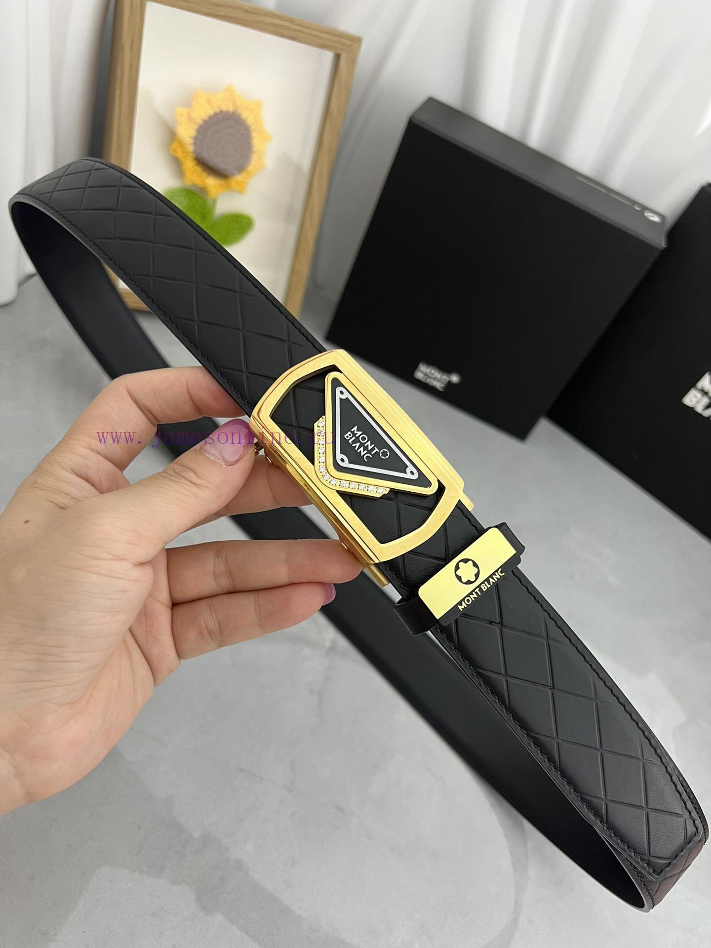 Montblanc Automatic BeltMaterial: Leather Belt with 100% Head Layer. The leather belt is gua jxqeuq95 - Image 4