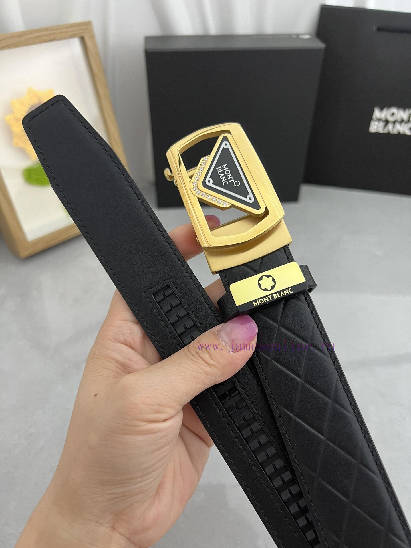 Montblanc Automatic BeltMaterial: Leather Belt with 100% Head Layer. The leather belt is gua jxqeuq95 - Image 6