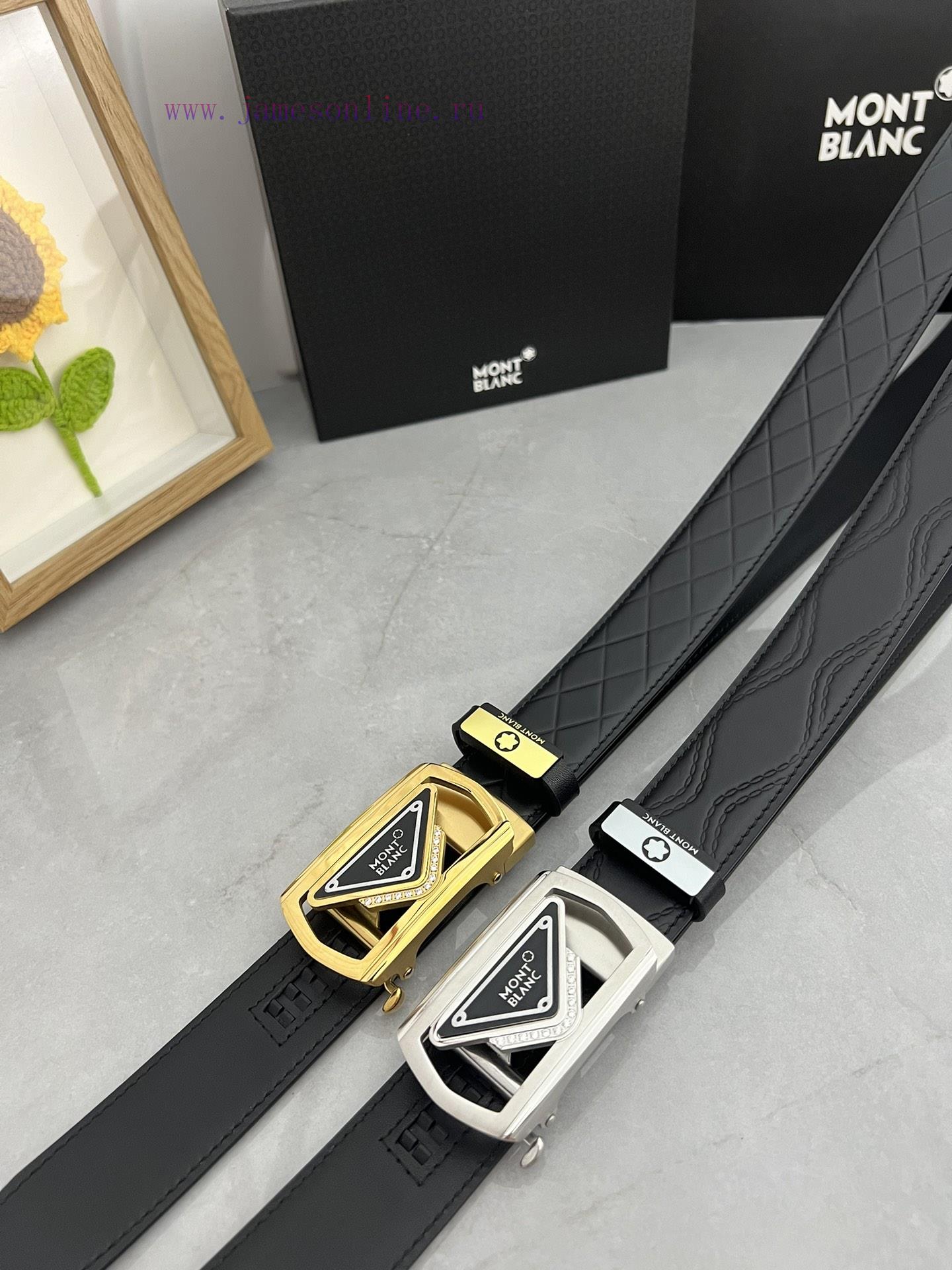 Montblanc Automatic BeltMaterial: Leather Belt with 100% Head Layer. The leather belt is gua jxqeuq95 - Image 8