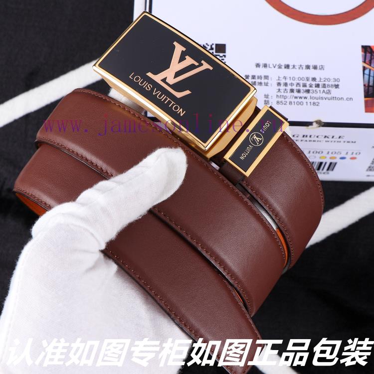 Lv... Louis Vuitton automatic buckleIdentify and receive a punch as a giftMaterial: 100% top lzd7itie - Image 3