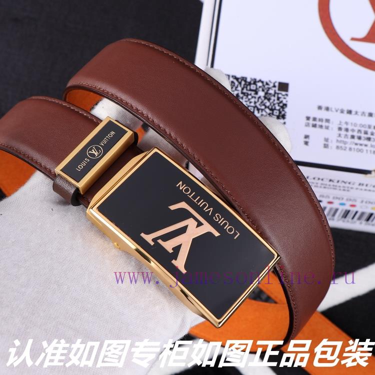 Lv... Louis Vuitton automatic buckleIdentify and receive a punch as a giftMaterial: 100% top lzd7itie - Image 5