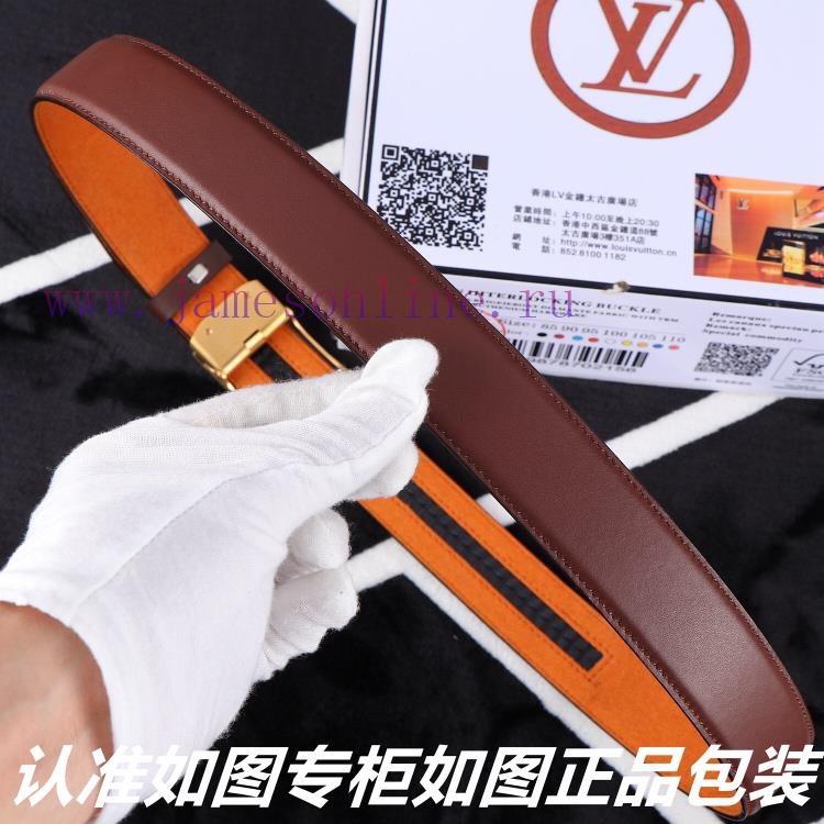 Lv... Louis Vuitton automatic buckleIdentify and receive a punch as a giftMaterial: 100% top lzd7itie - Image 8