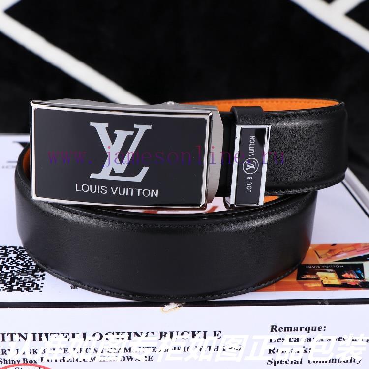 Lv... Louis Vuitton automatic buckleIdentify and receive a punch as a giftMaterial: 100% top u3tstgrp - Image 2