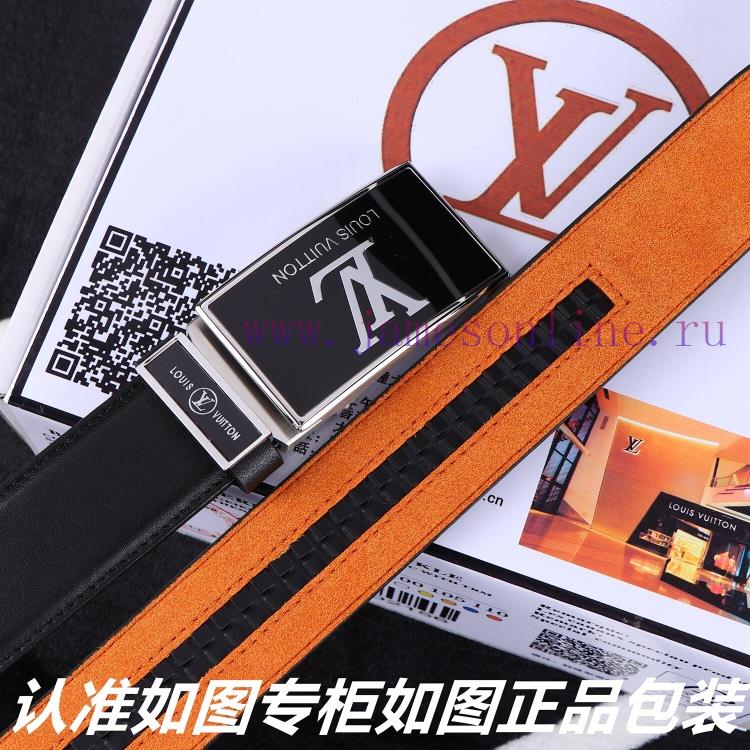 Lv... Louis Vuitton automatic buckleIdentify and receive a punch as a giftMaterial: 100% top u3tstgrp - Image 7