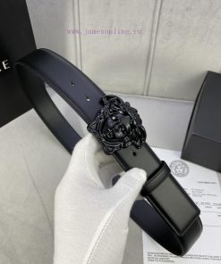 ️, Width 4.0cm Versace This original Versace belt is adorned with the Versace logo 3D Medusa qjaic128