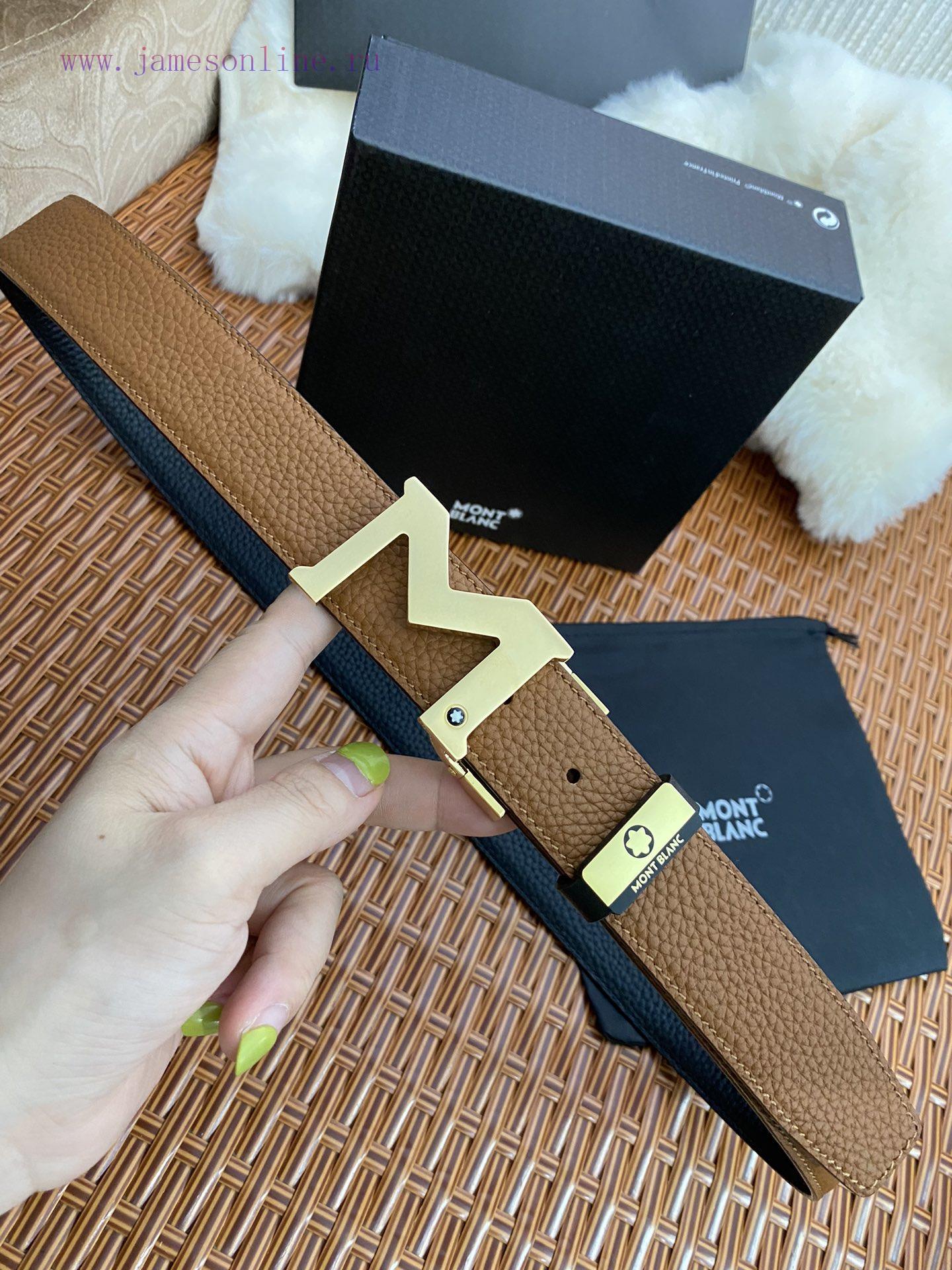 MontblancMaterial: Leather Belt with 100% Head Layer. The leather belt is guaranteed to be g spwgmg7a - Image 4