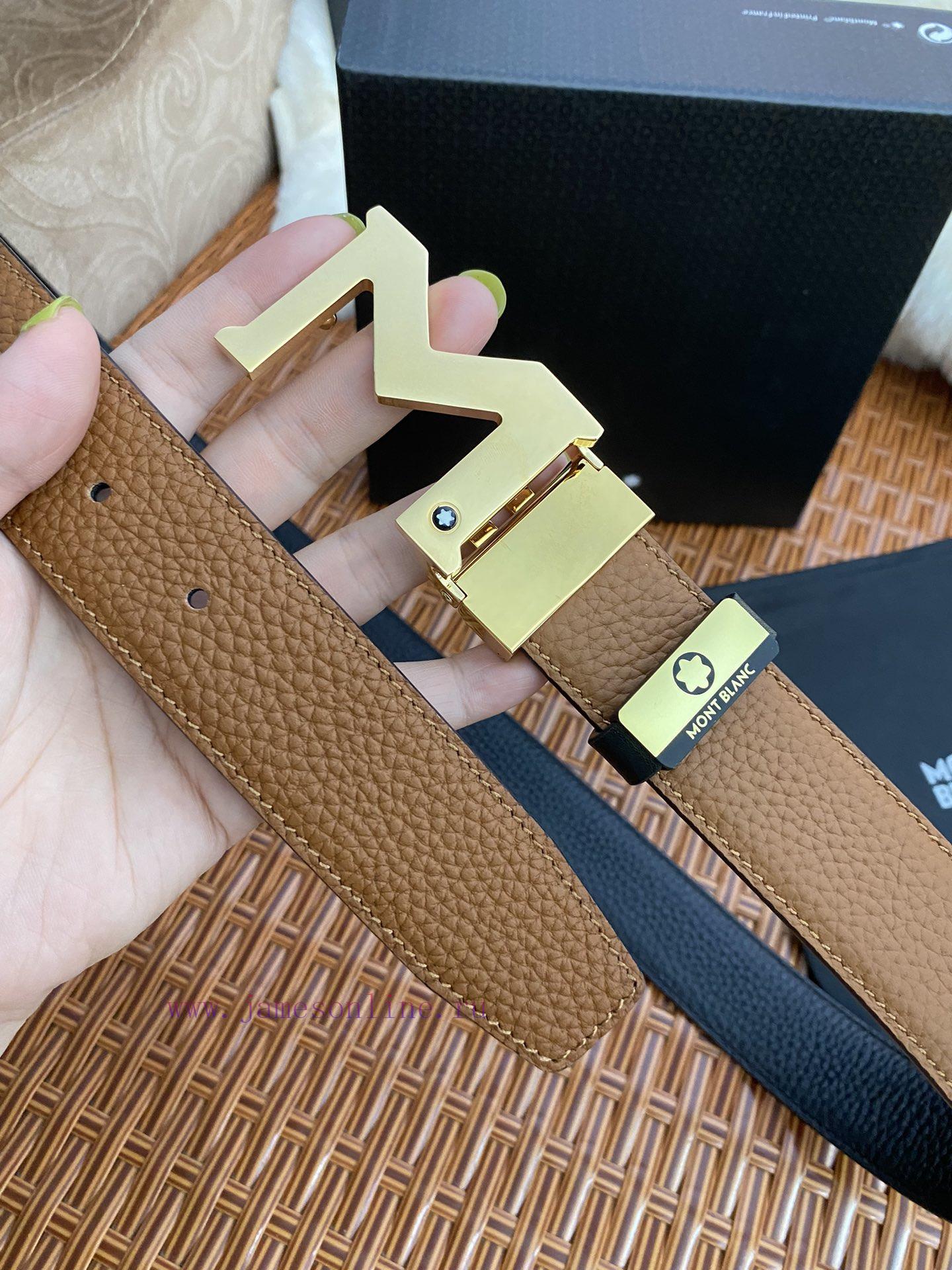 MontblancMaterial: Leather Belt with 100% Head Layer. The leather belt is guaranteed to be g spwgmg7a - Image 7