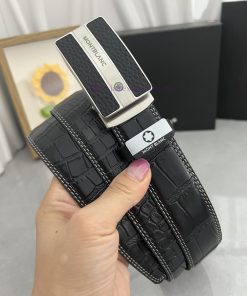 Montblanc Automatic BeltMaterial: Leather Belt with 100% Head Layer. The leather belt is gua pkihk7wz