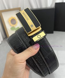 Montblanc Automatic BeltMaterial: Leather Belt with 100% Head Layer. The leather belt is gua nuk5qtrf