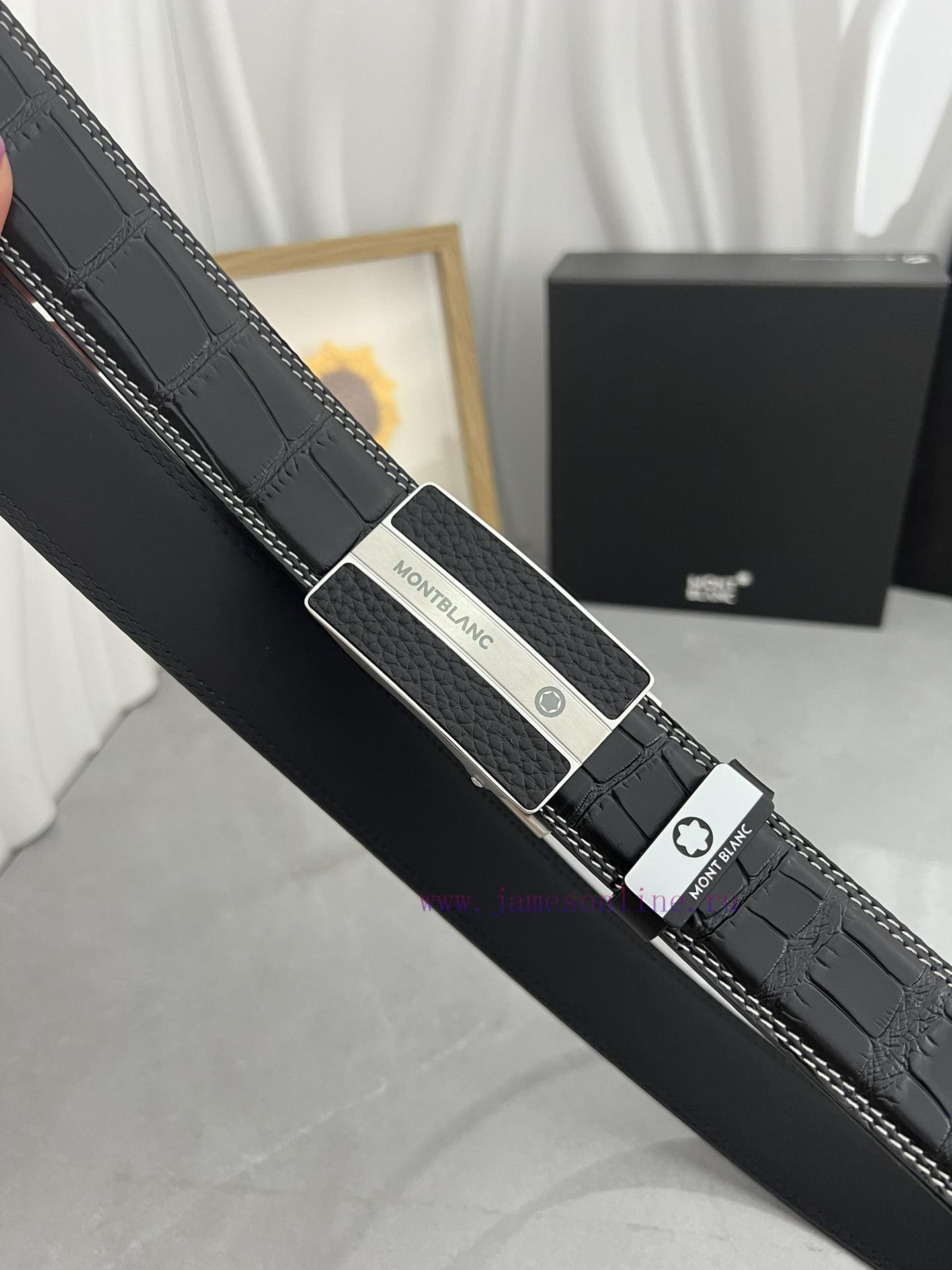 Montblanc Automatic BeltMaterial: Leather Belt with 100% Head Layer. The leather belt is gua pkihk7wz - Image 5