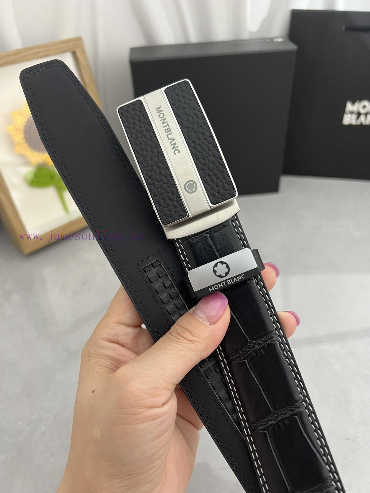 Montblanc Automatic BeltMaterial: Leather Belt with 100% Head Layer. The leather belt is gua pkihk7wz - Image 6