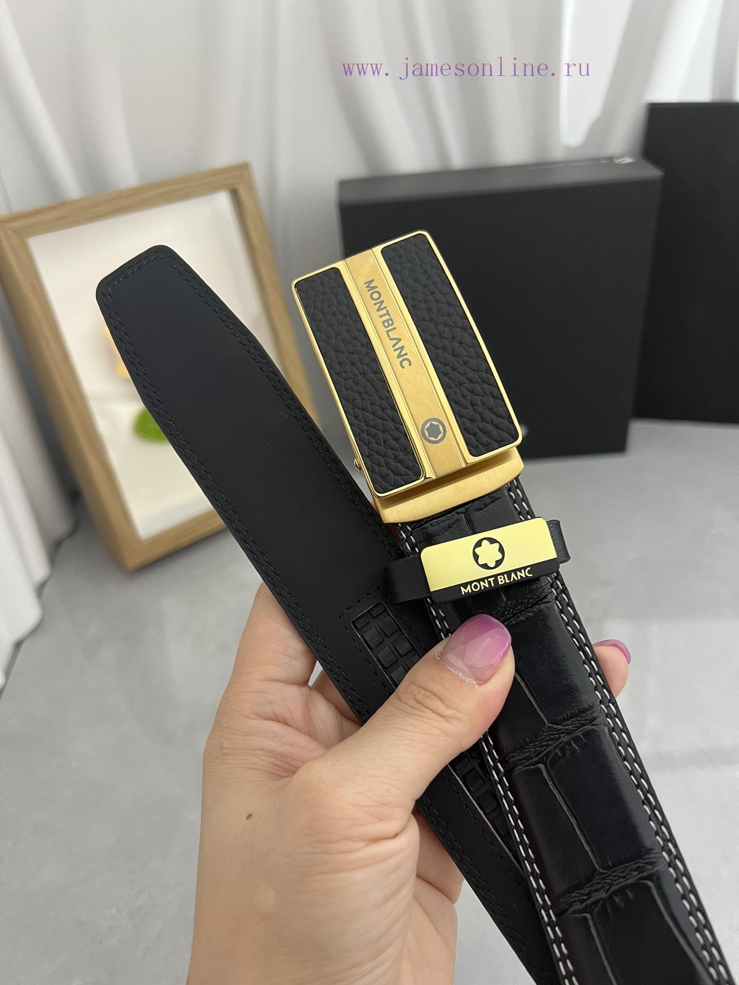 Montblanc Automatic BeltMaterial: Leather Belt with 100% Head Layer. The leather belt is gua nuk5qtrf - Image 6