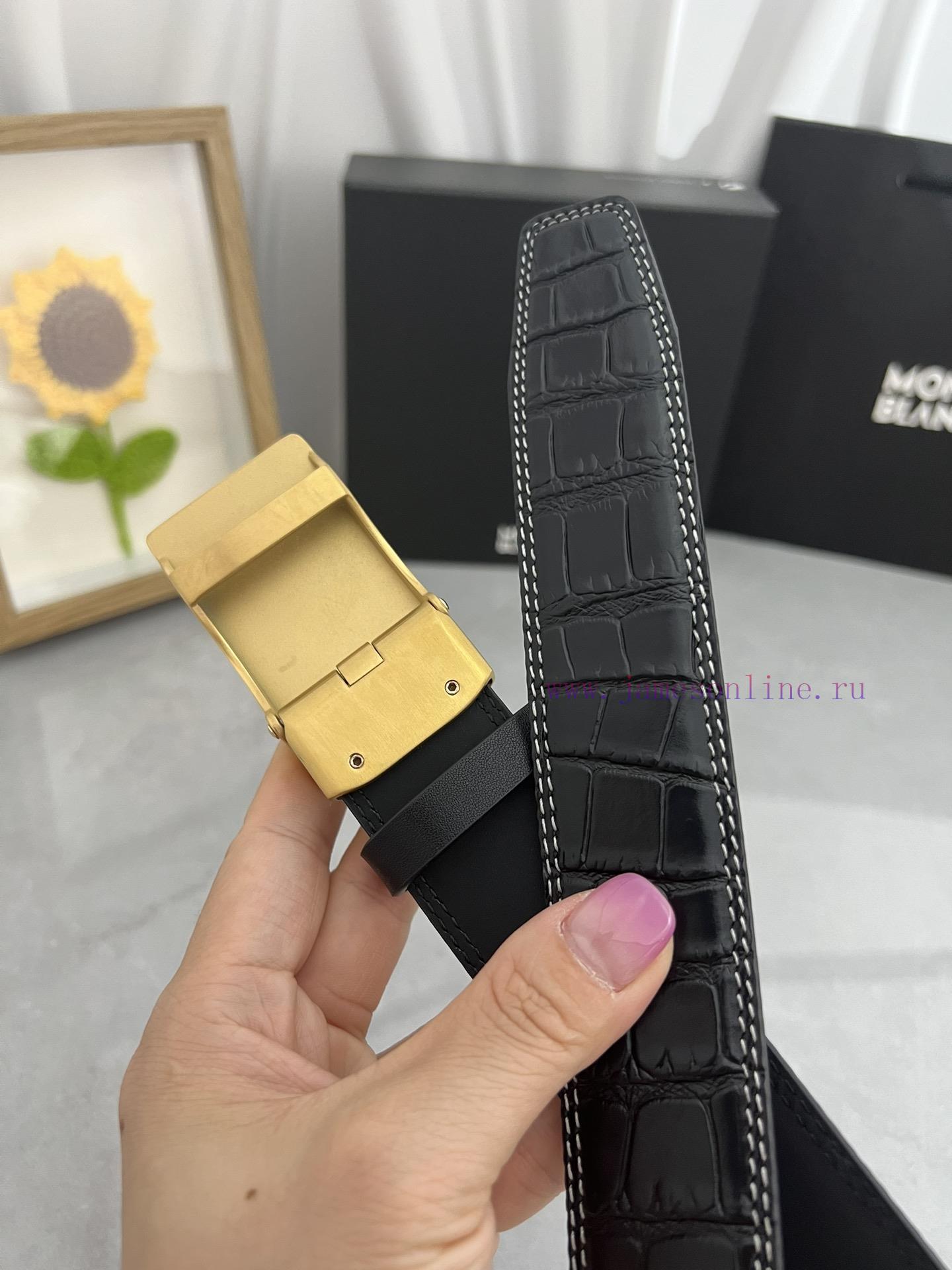 Montblanc Automatic BeltMaterial: Leather Belt with 100% Head Layer. The leather belt is gua nuk5qtrf - Image 7