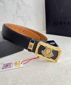 Versace. Versace Belt and BeltsHanging buckle, classic human head made of pure steel materia s8rs9l9i