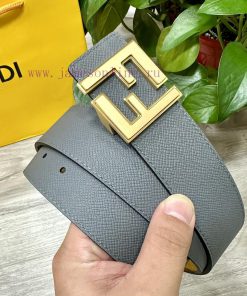 FENDL 40MM wide double-sided original calf leather with a single ruthenium palladium plated b7f1ifhi