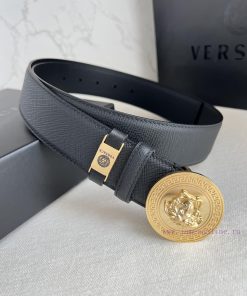Versace. Versace Belt and BeltsHanging buckle, classic human head made of pure steel materia q1jxp5bd