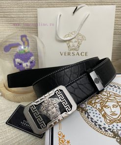 Versace. VersaceMaterial: Leather Belt with 100% Head Layer. The leather belt is guaranteed wfdh9l6i