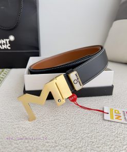 Montblanc Montblanc ️ Belt and beltBuckle, new original classic boutique two-color buckle, p po35oqqh