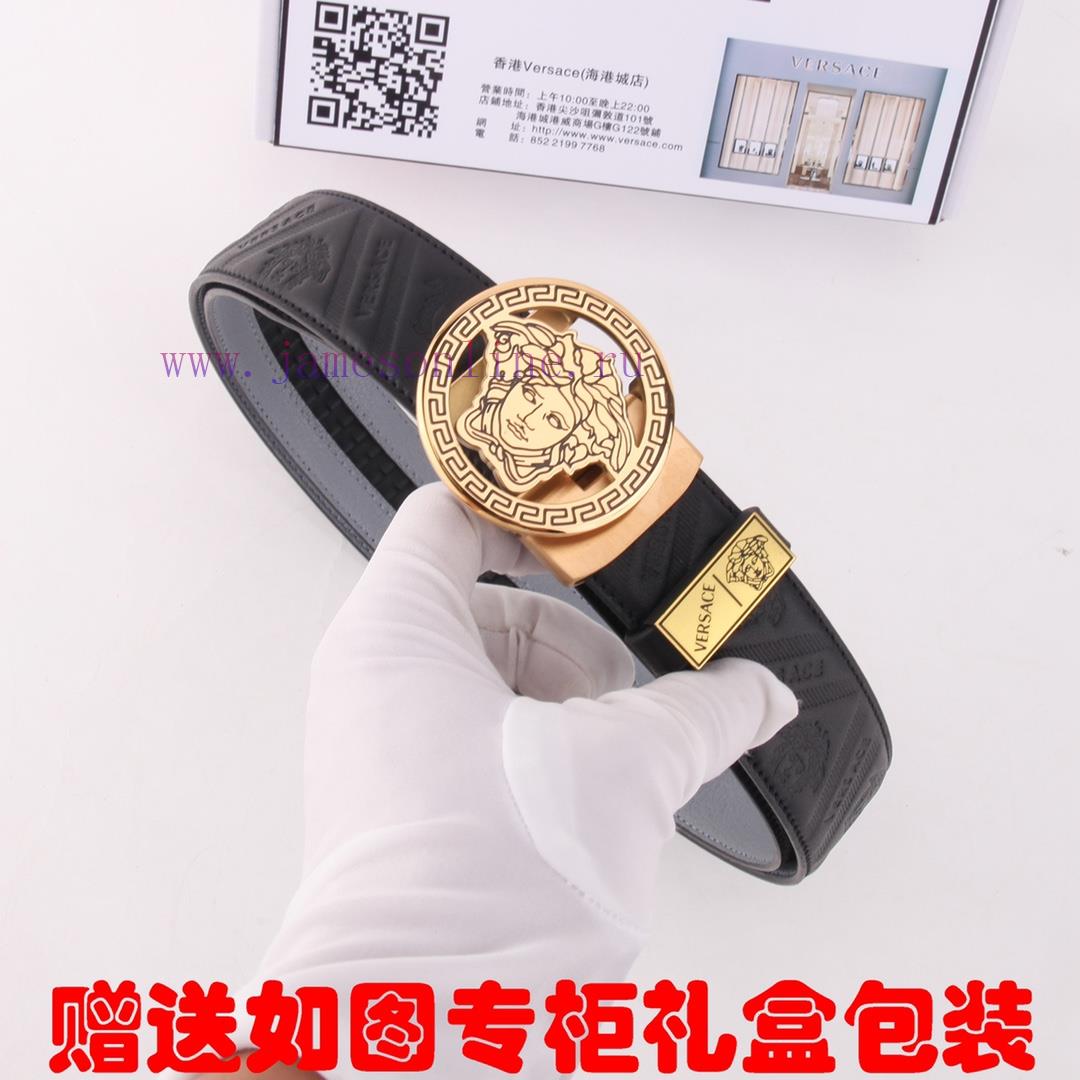 Belt Versace VERSACE ️ Automatic deductionBelt made of 100% imported original cowhide, autom bngs0cm1 - Image 6