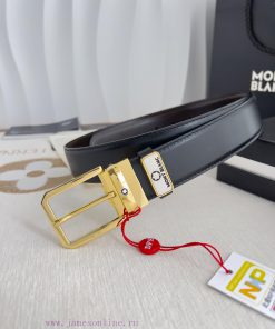 Montblanc Montblanc ️ Belt and beltNeedle buckle, new original classic boutique needle buckl 6clav03i