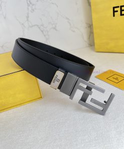 Fendi FENDI ️ Belt and beltBuckle, original classic pure copper boutique rotating buckle, ph 03w4i325