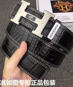 Hermes Hermes crocodile patternGrade: Italian imported 100% top layer cowhide, Hermes. Herm 4kadupto