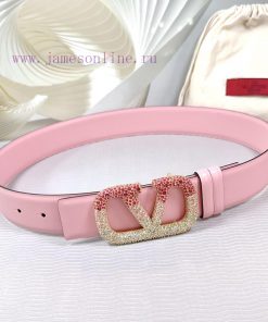 4.0cm Valentino new belt, double-sided top layer cowhide material, length 75.80.85.90.95.100 x8fxrmyw