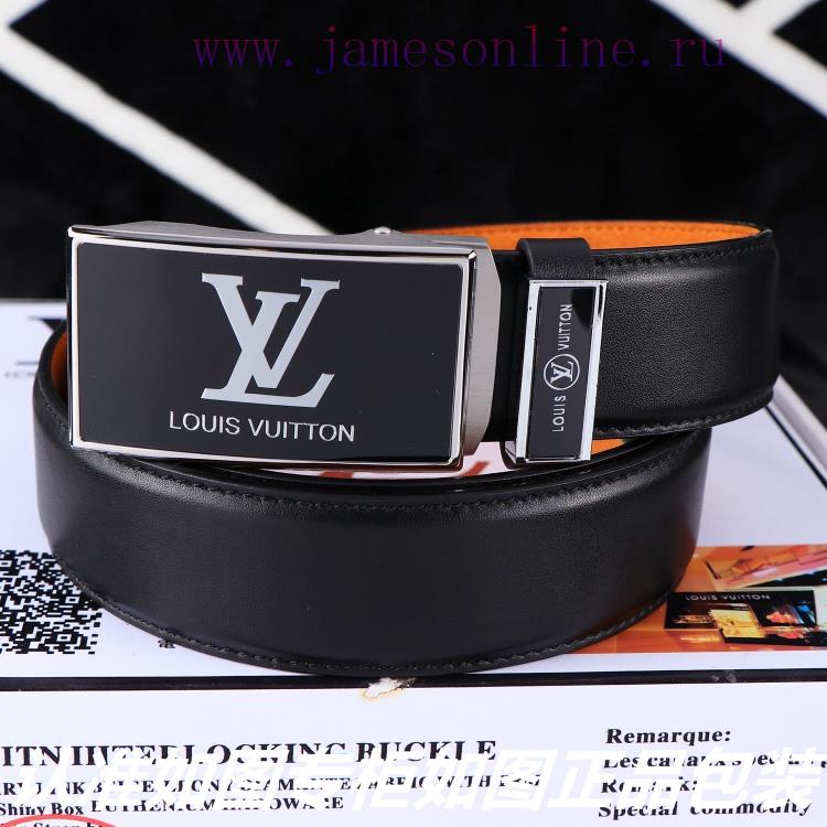 Lv... Louis Vuitton automatic buckleIdentify and receive a punch as a giftMaterial: 100% top 1m90dxl2 - Image 4