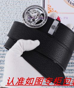 Men's belt VersaceMen's leather belt is made of 100% head layer cowhide, ensuring that the 2 26846jzd