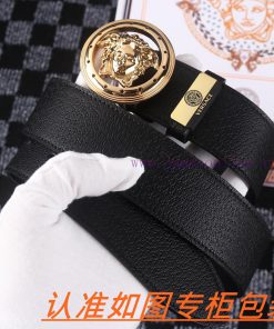 Men's belt VersaceMen's leather belt is made of 100% head layer cowhide, ensuring that the 2 fo5v8prw