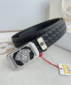 Versace. Versace Belt and BeltsHanging buckle, classic human head made of pure steel materia k5rv810j