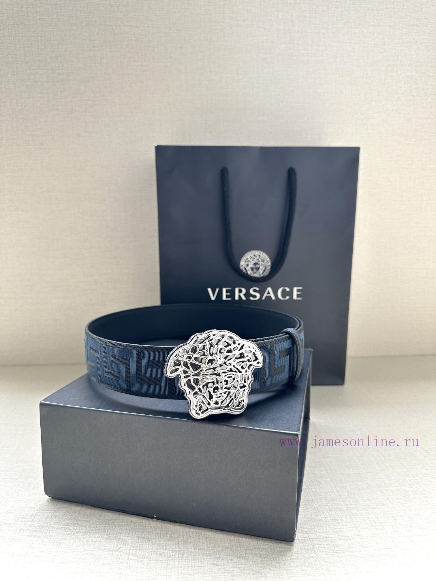 Width 3.8cm Versace This satin belt from Versace has a very casual style, adorned with the i engbwbb2 - Image 10