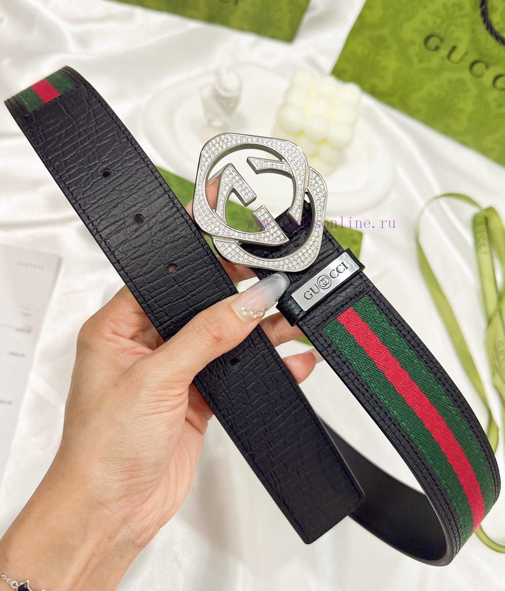 Belt Gucci Gucci️Belt made of 100% head layer cowhide, guaranteed genuine leather, 24k diamo kie9q4jl - Image 5