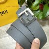 FENDL 40MM wide double-sided original calf leather with a single ruthenium palladium plated qh2w1o4e